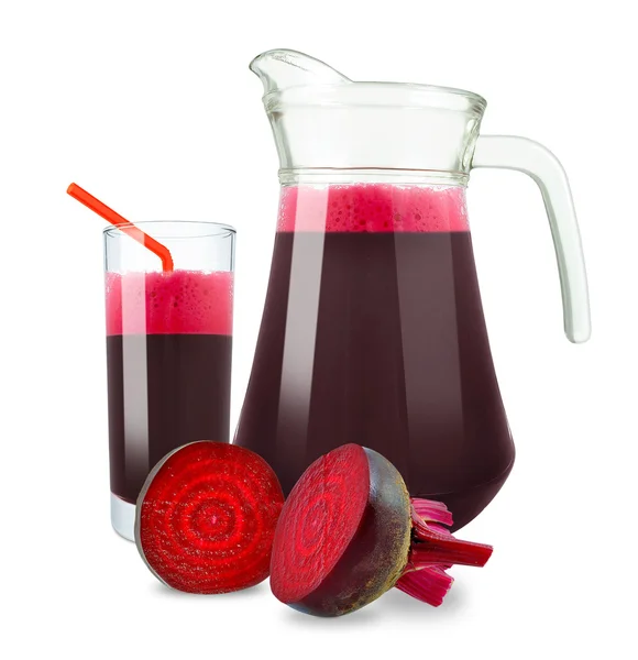 Färska rödbetor juice — Stockfoto