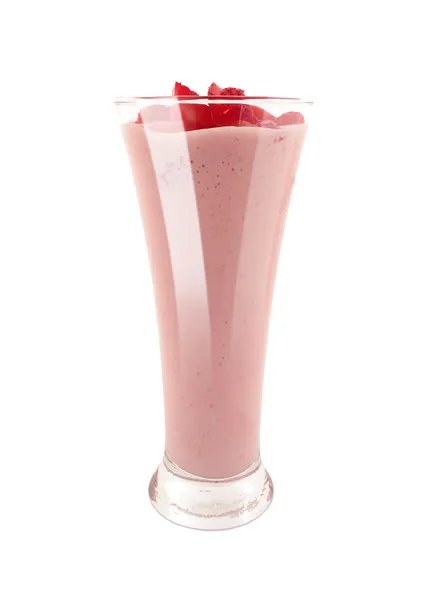 Erdbeermilch-Cocktail — Stockfoto