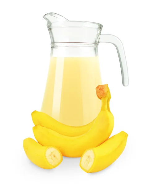 鸡尾酒根新鲜的香蕉 — 图库照片