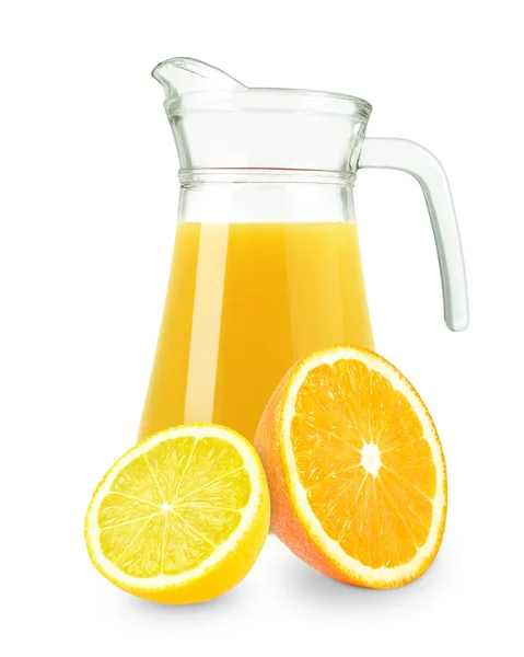 橘子和柠檬的汁 — 图库照片