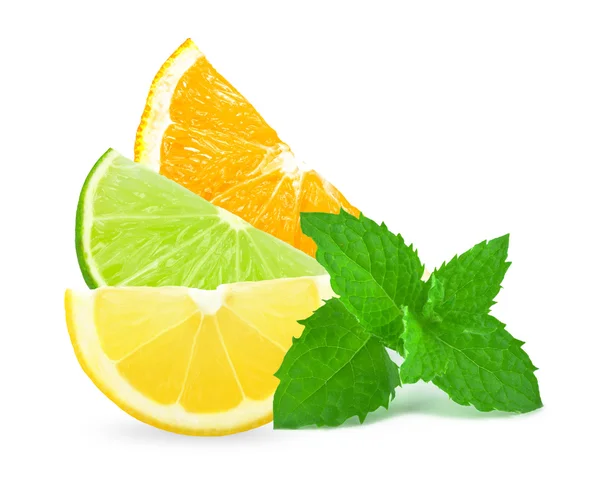 Citrus en mint — Stockfoto
