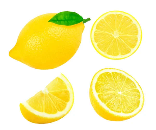 新鲜柠檬片 — 图库照片