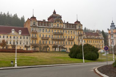 Abandoned hotel in Marianske Lazne (Marienbad Spa), Czech clipart
