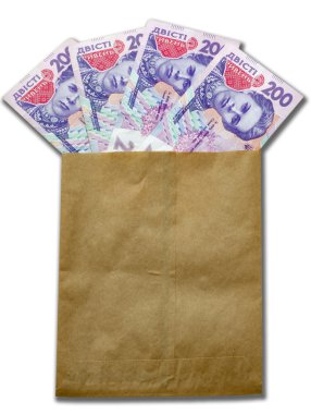 Ukrayna para kağıt zarf