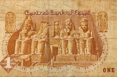 Mısır Lirası banknot parçası