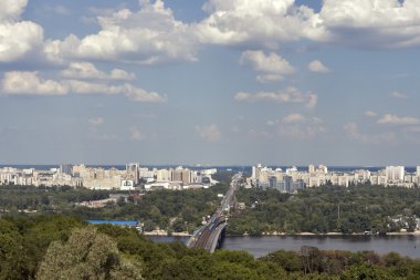 Kiev cityscape, Ukrayna