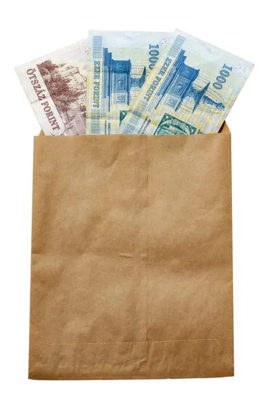 Geld von Ungarn in Papier umhüllen — Stockfoto