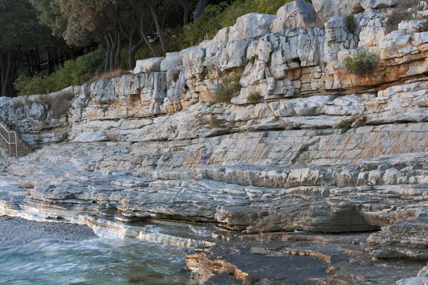 Plage de pierre Adriatique — Photo