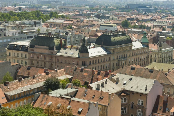 Zagreb stadsgezicht — Stockfoto