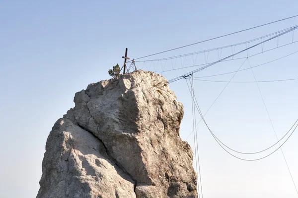 Ropes for extreme climbing — Stock Photo, Image