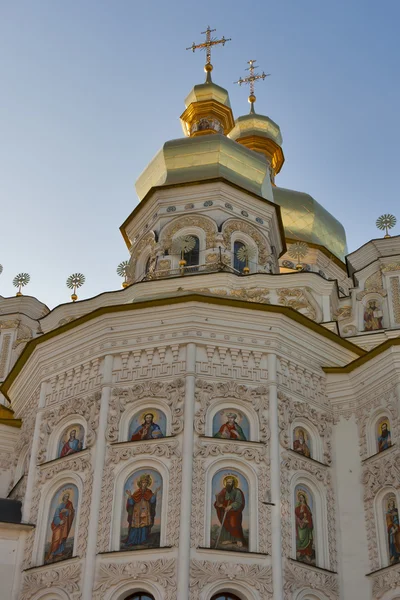 Успенский храм в Печерской лавре, Киев — стоковое фото