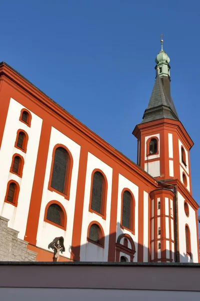 Loket Kirche, Tschechische Republik — Stockfoto