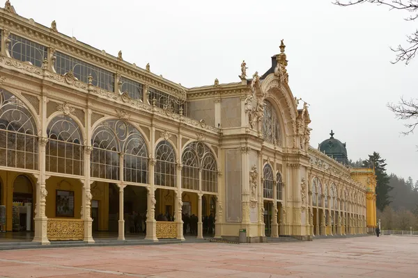 Colonnade in Marianske Lazne (Marienbad Spa) — Stock Photo, Image