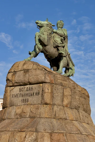 Monument Bohdan Khmelnytsky à Kiev, Ukraine . — Photo