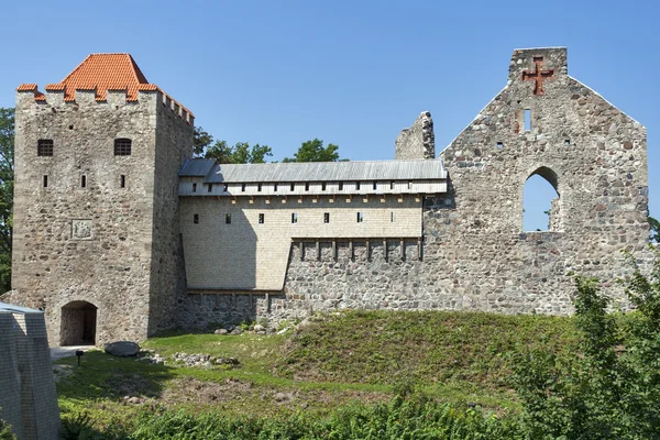 Sigulda Ortaçağ Kalesi — Stockfoto