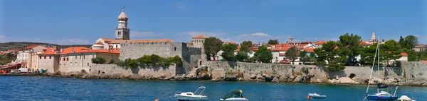 Krk city panorama — Stockfoto