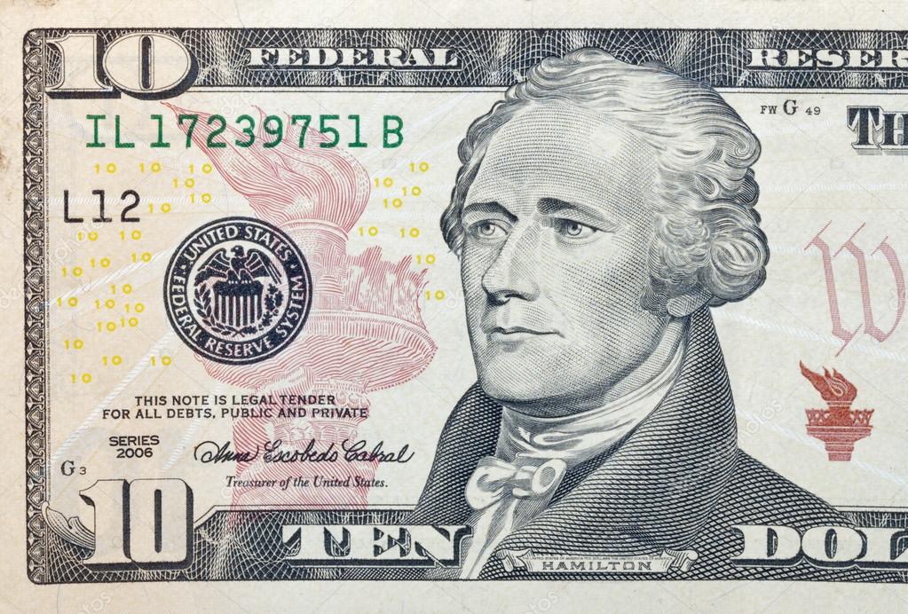 10 dollar bill Stock Photos, Royalty Free 10 dollar bill Images |  Depositphotos