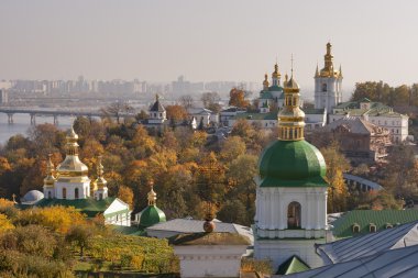 Autumn Kiev cityscape clipart