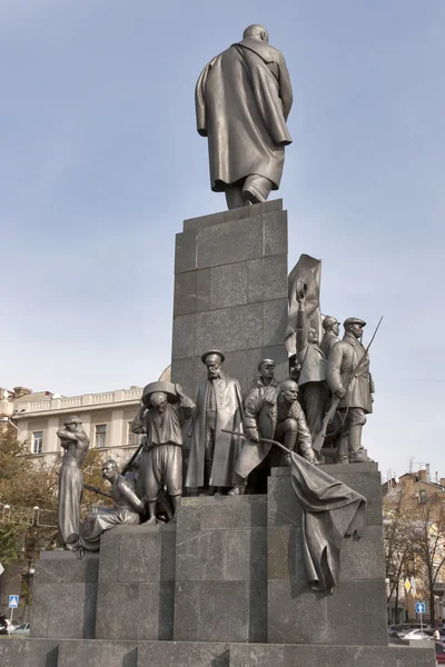 Taras Sjevtsjenko monument in kharkov — Stockfoto