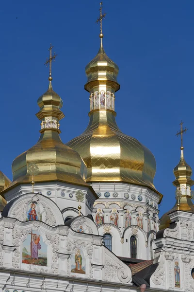 Cupola de Kiev Pechersk Lavra, Ucrânia — Fotografia de Stock