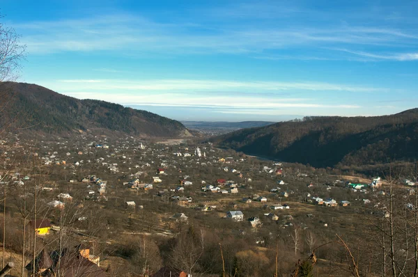 Valle del río Cheremosh — Foto de Stock