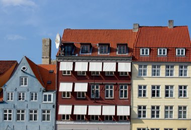 evlerde nyhavn Kopenhag.