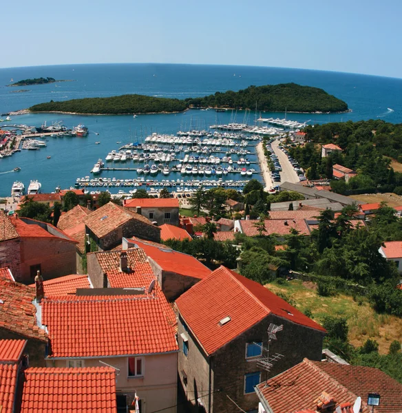 Vrsar harbor — Stockfoto