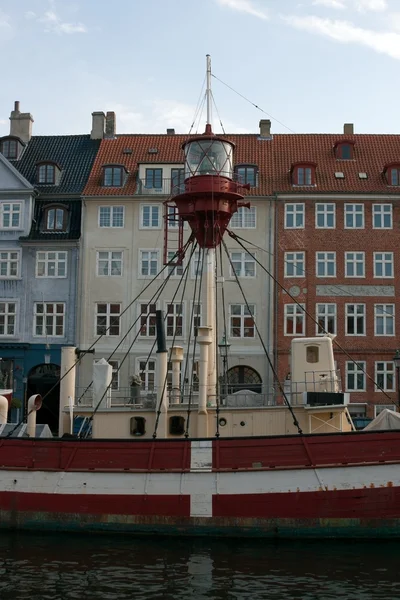 コペンハーゲン灯台船 — ストック写真