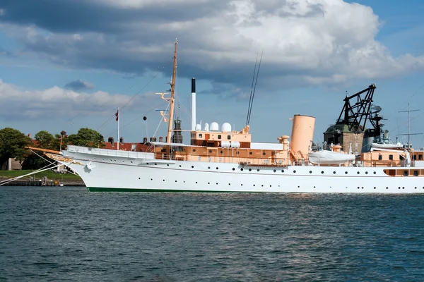 Danish Queen's Royal yacht — Stock Photo, Image