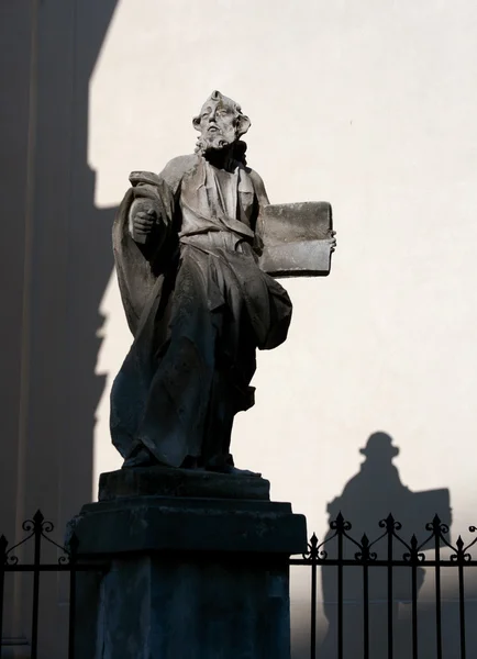 Standbeeld in lviv — Stockfoto