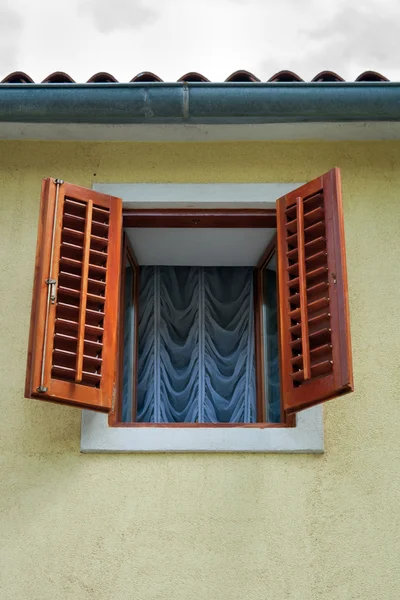 Old renovated window — Stock Photo, Image