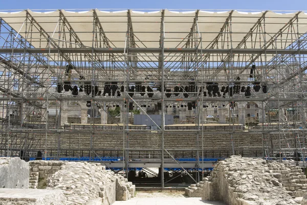 Anfiteatro em Pula, Croácia — Fotografia de Stock