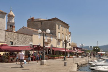 Krk seafront, Hırvatistan