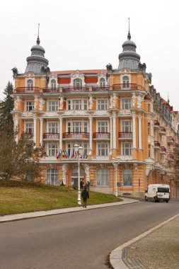 Çek Cumhuriyeti Marianske Lazne 'deki lüks otel Hvezda-Skalnik