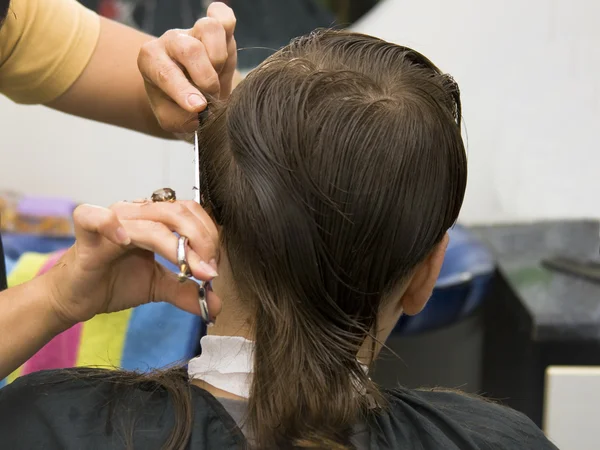 Chico corte de pelo — Foto de Stock