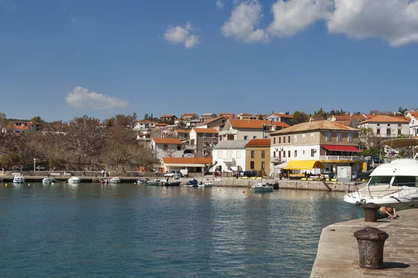 Wieś Adriatyku silosu — Zdjęcie stockowe