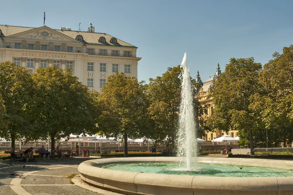 Park v Záhřebu — Stock fotografie