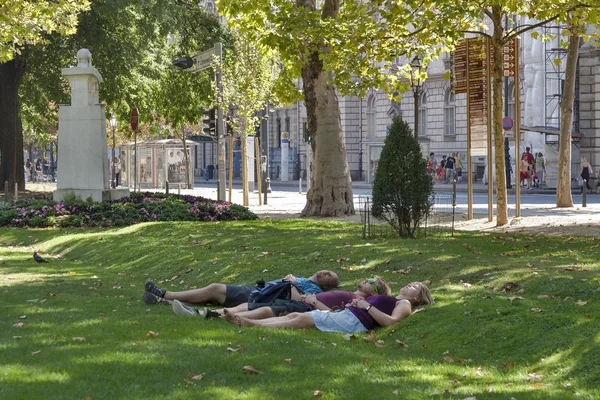 Zagreb park — Stock Photo, Image