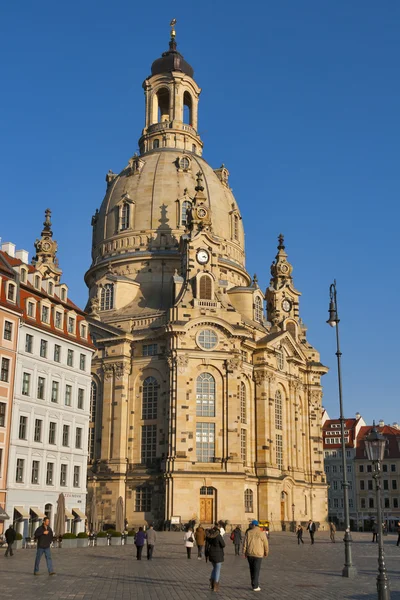 德累斯顿圣母教堂 — 图库照片
