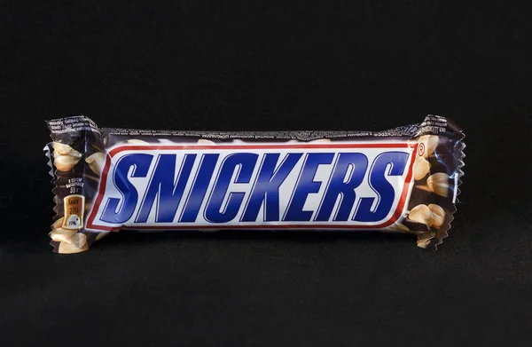 Bar Snickers czekolada — Zdjęcie stockowe