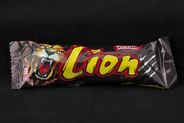 Lion Nestle chocolate bar — Stock Photo, Image