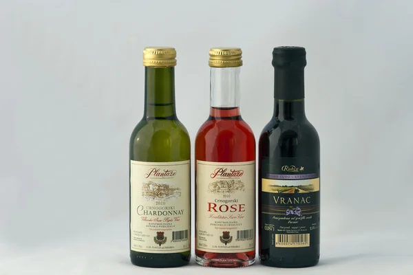 Montenegro wines set — Stock Photo, Image