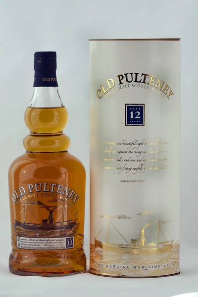 Old pulteney słodowej szkockiej whisky — Zdjęcie stockowe