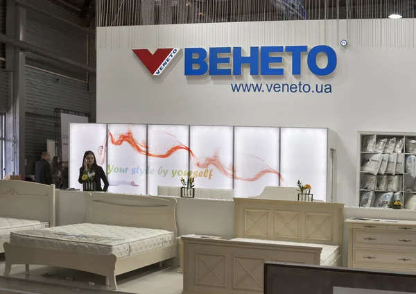 Veneto furniture company booth — Stock Photo, Image