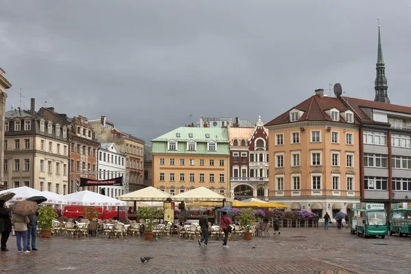 Riga Piazza della Cupola — Foto Stock