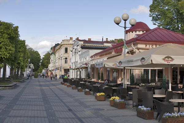 street, Jurmala Letonya.