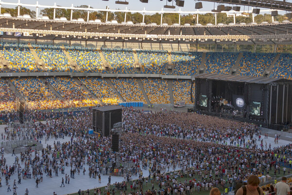 Выступление рок-группы Kasabian в Москве
