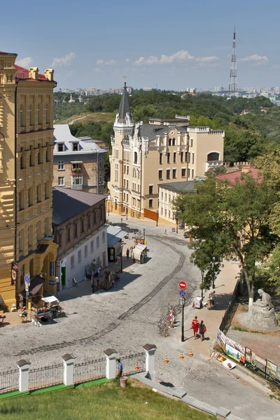 Zejście Andriyivskyy ulicy w Kijowie — Zdjęcie stockowe