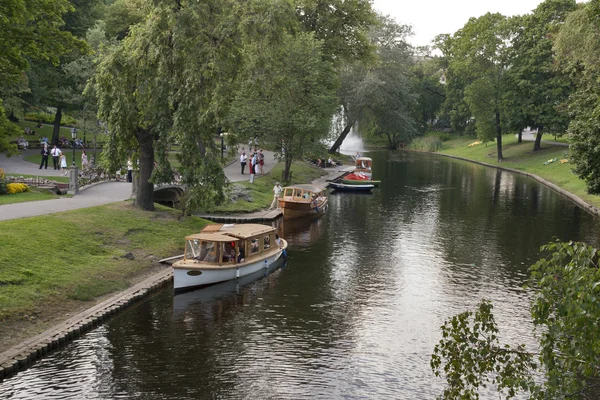 Pilsetas Canal Riga — Stock Photo, Image