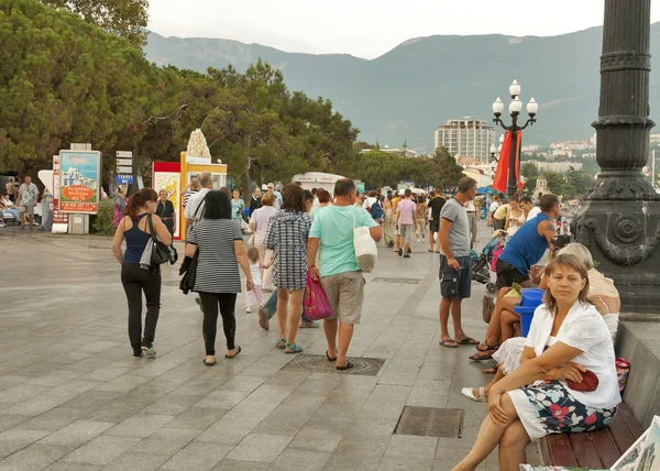 Jalta kust, Krim Rechtenvrije Stockfoto's